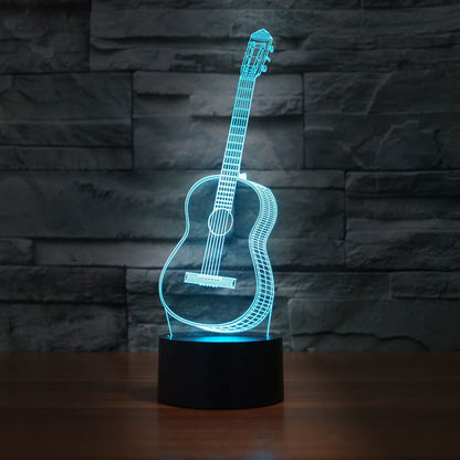 Bass Guitar LED Lamp - 7 Colors